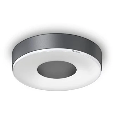 Afbeelding van STEiNEL Led plafondlamp RS 200 SC, bewegingsmelder 360, intelligente binnenverlichting, kan worden netwerk, bestuurd via Bluetooth app 078782, antraciet