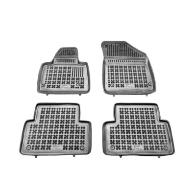 Afbeelding van REZAW PLAST 201201 Vloermatset Rubber voor en achter 4 Zwart Op maat gemaakt CITROËN: C5 III Estate, 3