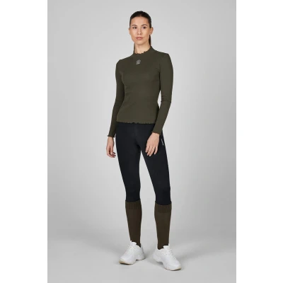 Afbeelding van Eskadron T Shirt Dynamics Turtleneck Rib Lange Mouwen Olive L Agradi.be