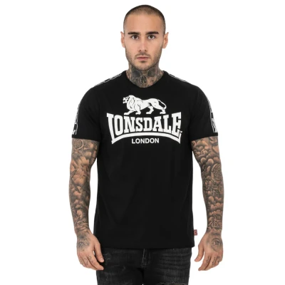 Afbeelding van Lonsdale T shirt Stour Zwart Maat: 3XL