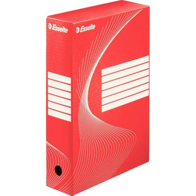 Afbeelding van Esselte Boxycolor Archiefdoos folio 25 stuks Rood