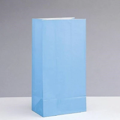Image de Sac de fête Light Blue Papier 12 pièces