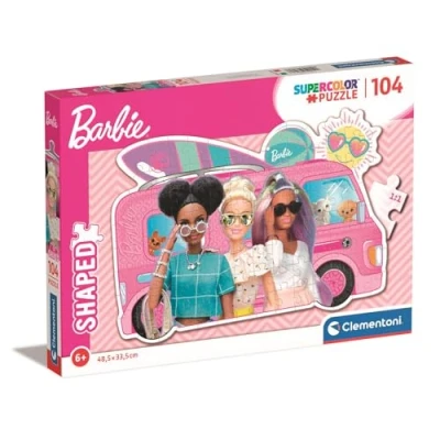Image de Puzzle 104 pièces Clementoni Shaped Barbie