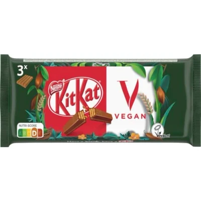 Image de KitKat Vegan Barre Chocolat au Lait 3 barres de 41,5g