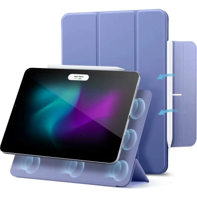 Afbeelding van ESR Rebound Magnetic iPad Pro 11 inch (2024) hoesje paars