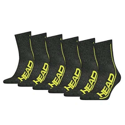Afbeelding van HEAD performance 6P halfhoge sokken sport grijs 39 42