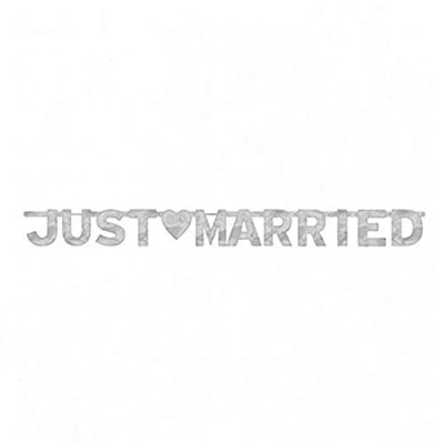 Afbeelding van amscan International Banner Just Married
