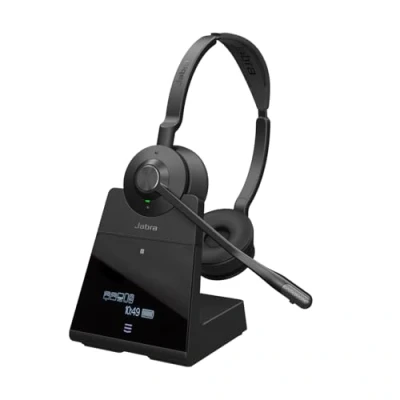 Image de Jabra Engage 75 SE Stereo Micro casque sur oreille DECT / Bluetooth sans fil NFC* certifié UC, Zoom, Amazon Chime, Google Meet, Works With Chromebook Certified, pour Microsoft Teams Open Office