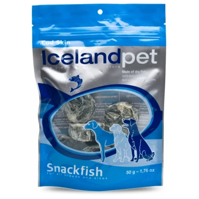Afbeelding van Icelandpet Snackfish Hondensnack Kabeljauwhuid 50 gr