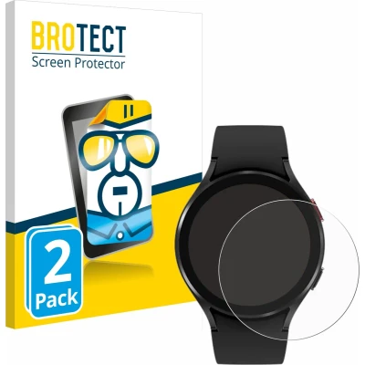 Afbeelding van BROTECT Screenprotector voor Samsung Galaxy Watch 4 (44mm) Folie Beschermfolie transparant (2 Stuks)