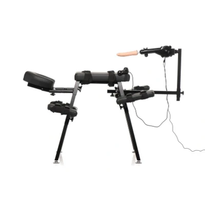 Afbeelding van XR Brands Obedience Bench Met Seksmachine Zwart