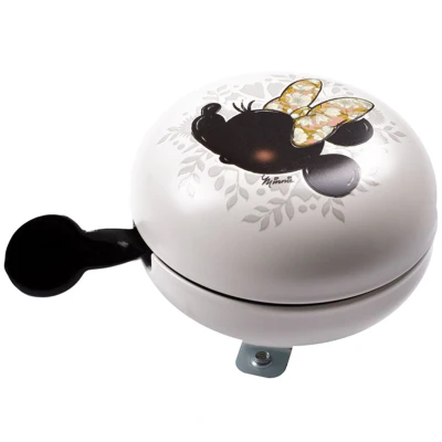 Afbeelding van Bel SP staal minnie mouse wit