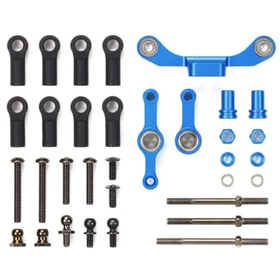Afbeelding van TAMIYA TT 02S Lange aluminium stuurset voor op afstand bestuurbare auto, 54965, klein