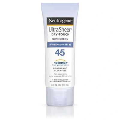 Afbeelding van Neutrogena, Ultra Sheer Dry Touch Sunscreen, SPF 45, 3 fl oz (88 ml)
