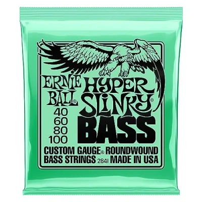 Afbeelding van Ernie Ball Hyper Slinky Bass Nikkel Wound Elektrische Strings 40 100 Gauge