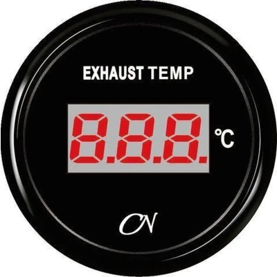 Afbeelding van Uitlaattemperatuurmeter digitaal, Zwart, Thermokoppel