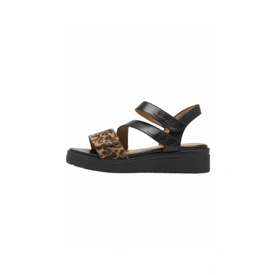 Afbeelding van Tamaris COMFORT Essentials Dames Sandalen BLACK/LEO Maat 37