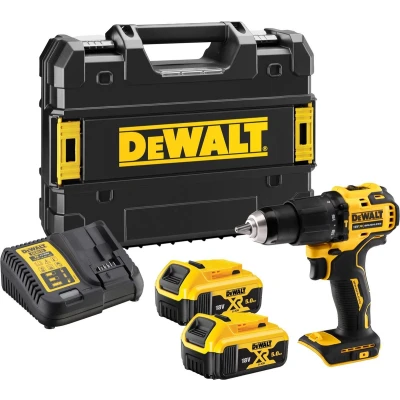 Afbeelding van DeWALT DCD709P2T Compacte accu klop /schroefboormachine 18V XR 5.0Ah in TSTAK