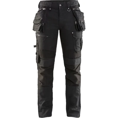 Afbeelding van Blaklader Werkbroek denim stretch X1900 1990 1141 Zwart/Zwart C54