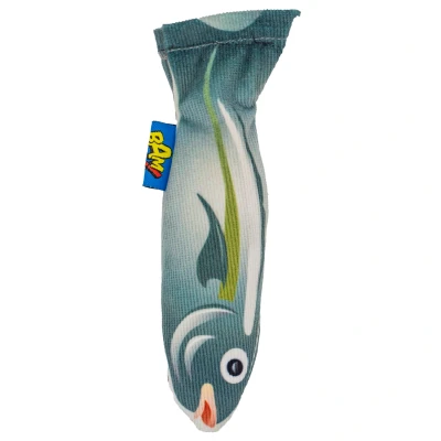 Afbeelding van Bam! Speelgoed met kattenkruid 16 cm Vis (503319005943) (Kattenspeelgoed), Kattenspeelgoed