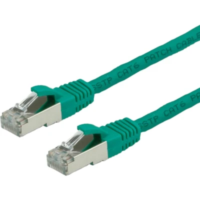Afbeelding van VALUE Patchkabel Cat.6 (Class E) S/FTP (PiMF), LS0H, groen, 1,5 m