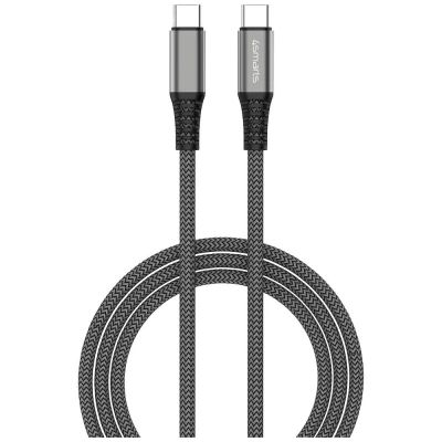Afbeelding van 4Smarts Mobiele telefoon, Laptop Kabel [1x USB C 1x C] 1.5 m