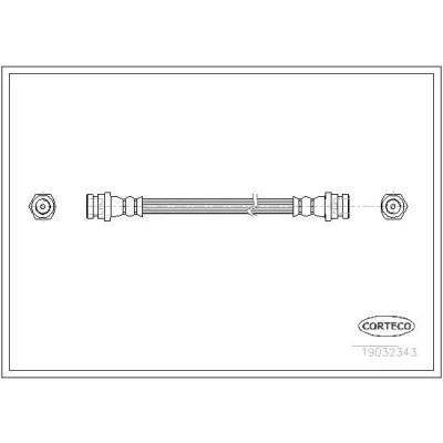 Afbeelding van CORTECO 19032343 Remslang Achteras 269