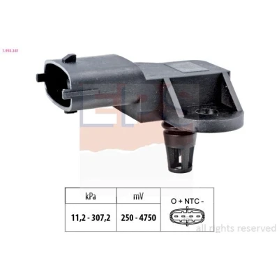 Afbeelding van Eps Inlaatdruk /MAP sensor / Luchtdruksensor hoogteregelaar Uitlaatgasdruk 1.993.341