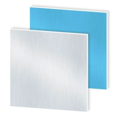 Afbeelding van iMeistek 2 stuks 6063 aluminium platen met dubbelzijdige beschermfolie 200 mm x 1,5 dik, vierkante plaat