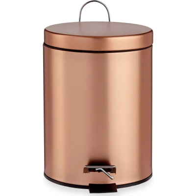 Afbeelding van Berilo Pedaalemmer koperkleurig 3 l H28 cm prullenbak