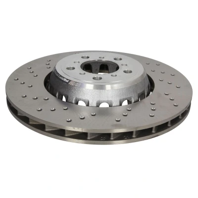 Afbeelding van SHW Performance BFL44809 remschijf Vooras links 380 30 Geperforeerd, interne ventilatie, tweedelige Gecoat High carbon BMW: 3 Saloon