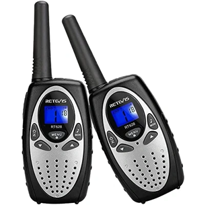 Afbeelding van Retevis RT628 Walkietalkie voor kinderen, lang VOX bereik kinderen of volwassenen, speelgoed, cadeau kamperen, buitenavonturen, familiespellen (1 paar, zilver)