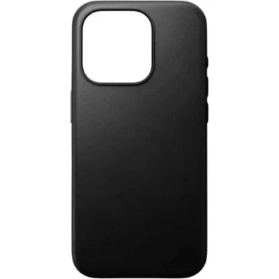 Afbeelding van Nomad Modern Leather Case Magsafe iPhone 15 Plus zwart NM01608585