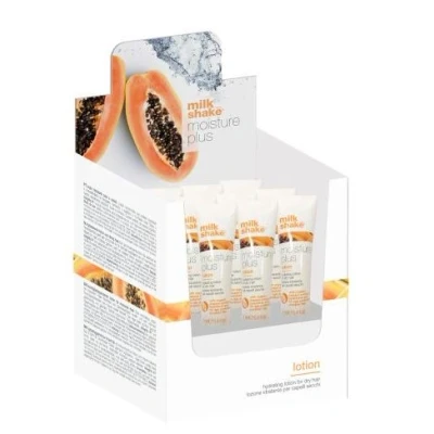 Afbeelding van Milk_Shake Moisture Plus Lotion 12x12ml Haibu by Kapperskorting.com