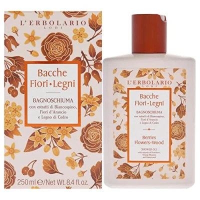 Afbeelding van L&#039;Erbolario Bacche Fiori Legni Bad/Douchegel, 250 ml