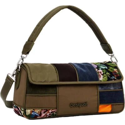 Afbeelding van Desigual Handtas Schoudertas Atrevido Phuket Handbag Dark Kaki