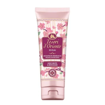 Afbeelding van Tesori d&#039;Oriente Ikigai Douchegel 250 ml Crème met Kersenbloesem en Rijstwater Verzorgende