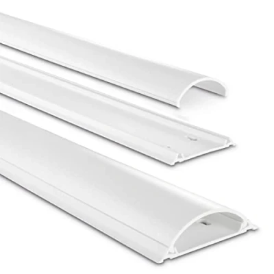 Afbeelding van Hama kabelschaal (PVC, halfrond, 100 x 7 2,1 cm) wit