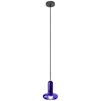 Afbeelding van ECO Light PERSEUS 9470 S 1 BL Hanglamp E14 Blauw