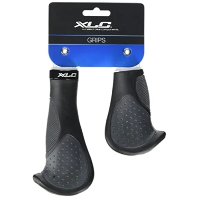 Afbeelding van XLC GR S22 Handvatten Fiets Ergo 135mm/92mm Zwart/Grijs