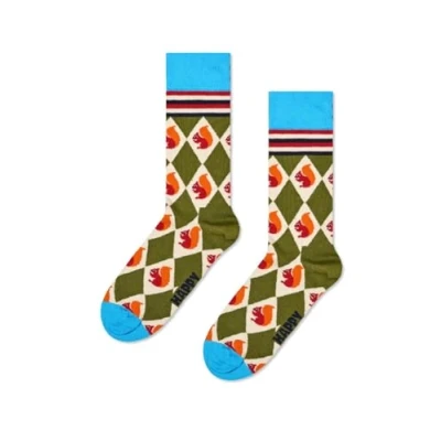 Afbeelding van Happy Socks Squirrel Argyle Sok P002234 36 40