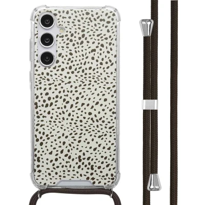 Afbeelding van imoshion Design hoesje met koord voor de Samsung Galaxy A55 Desert Dots