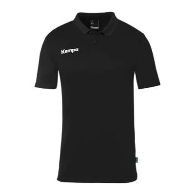 Afbeelding van Kempa Poloshirt voor kinderen, Maat: 164, Schwarz