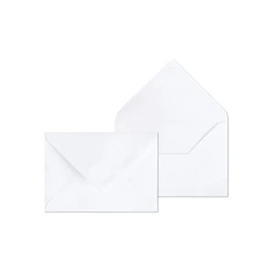 Afbeelding van Clairefontaine 2231C doos met 500 enveloppen, B6 120 x 176 mm, rubber bekleed, 90 g/m²