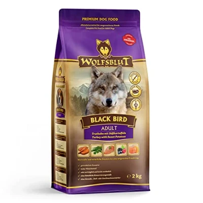 Afbeelding van 3x Wolfsblut Black Vogel Adult 2 kg