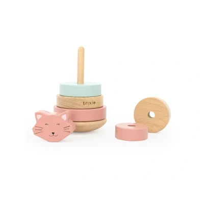 Afbeelding van Trixie Wooden stacking toy Mrs. Cat
