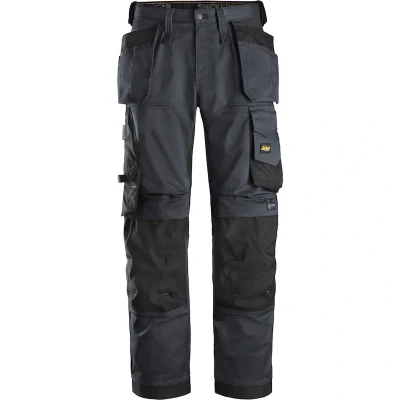 Afbeelding van SNICKERS 6251 AllroundWork stretch loose fit werkbroek met holsterzakken (staalgrijs/zwart) 62515804112