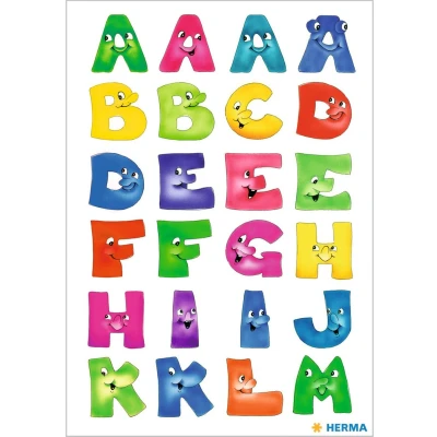 Afbeelding van Huismerk Herma 4194 Etiket met letters A Z 20mm Gezicht