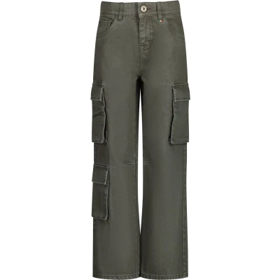 Afbeelding van Vingino Sloose Jongens Broek Maat 164 Stone grey