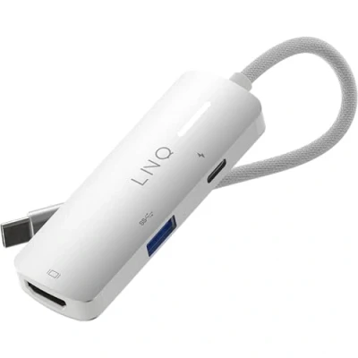 Afbeelding van LINQ 4K HDMI Adapter met PD en USB A Geschikt voor Laptops Smartphones